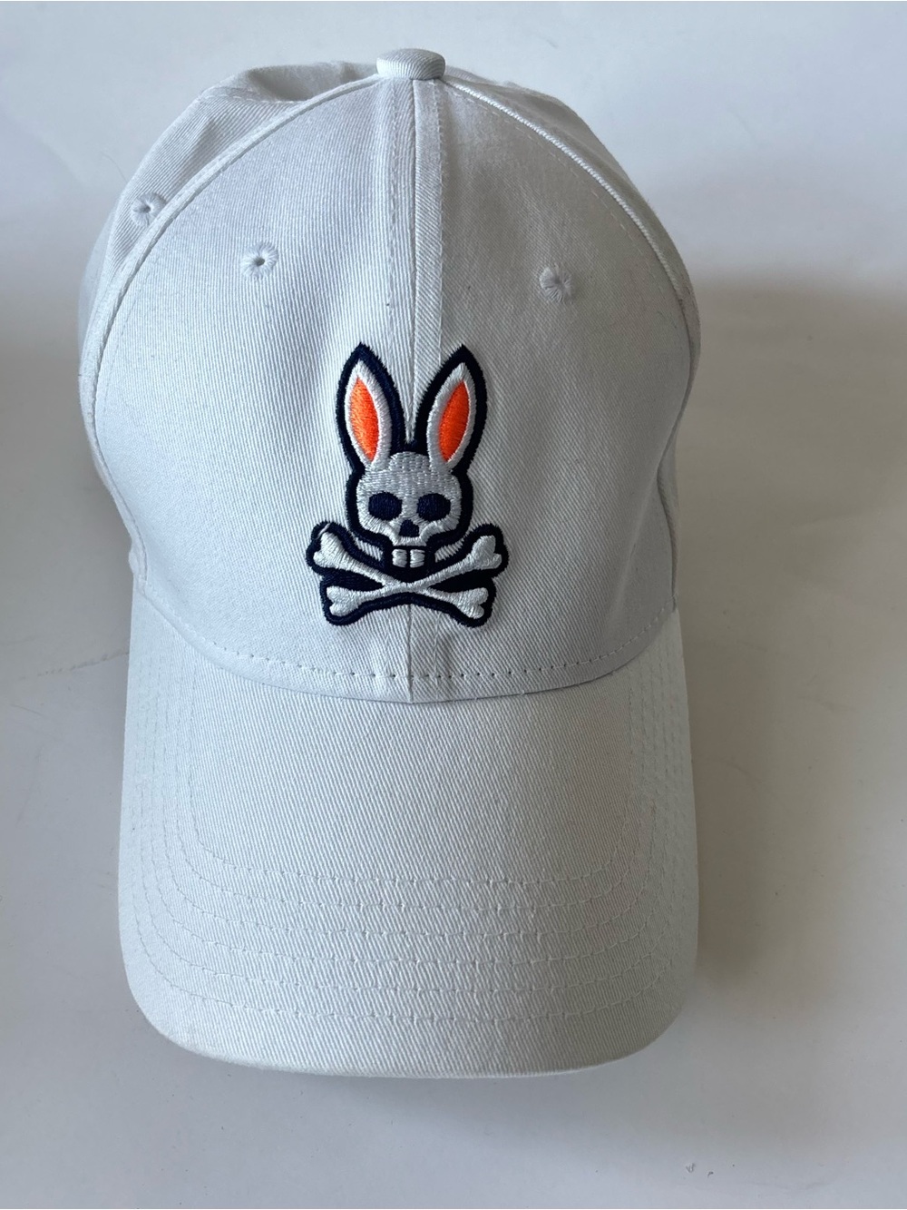 Psycho Bunny White Baseball Cap